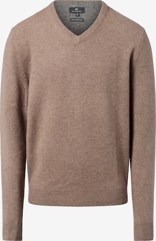 Andrew James Pullover in Braun: Vorderseite