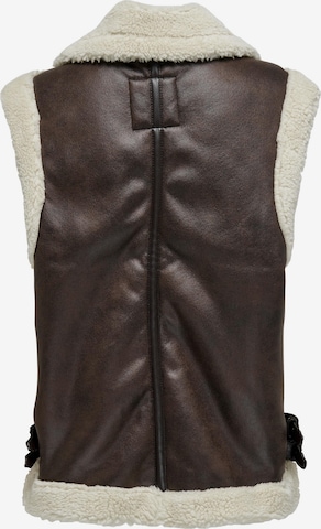 Gilet 'Betty' ONLY en marron