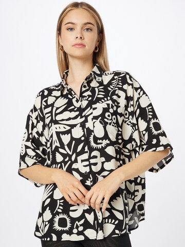 Monki Bluse in Schwarz: predná strana