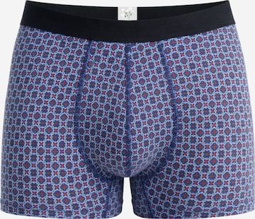 Albero Natur Boxershorts 'Herren Trunkshorts aus Bio-Baumwolle' in Blau: Vorderseite