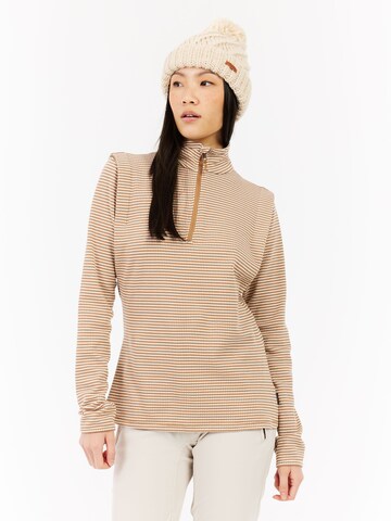 PROTEST Sportsweatshirt 'PRTIVORY'‌‌‌‌‌‌‌‌‌‌ in Braun