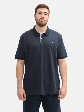TOM TAILOR Men + Shirt in Blauw: voorkant