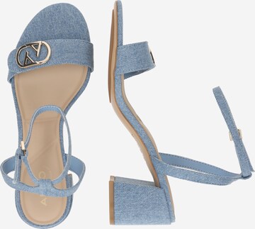 ALDO Sandały z rzemykami 'BUNG' w kolorze niebieski