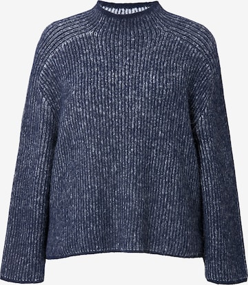 Pull-over Ulla Popken en bleu : devant