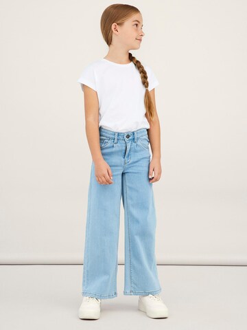 NAME IT Wide Leg Jeans in Blau