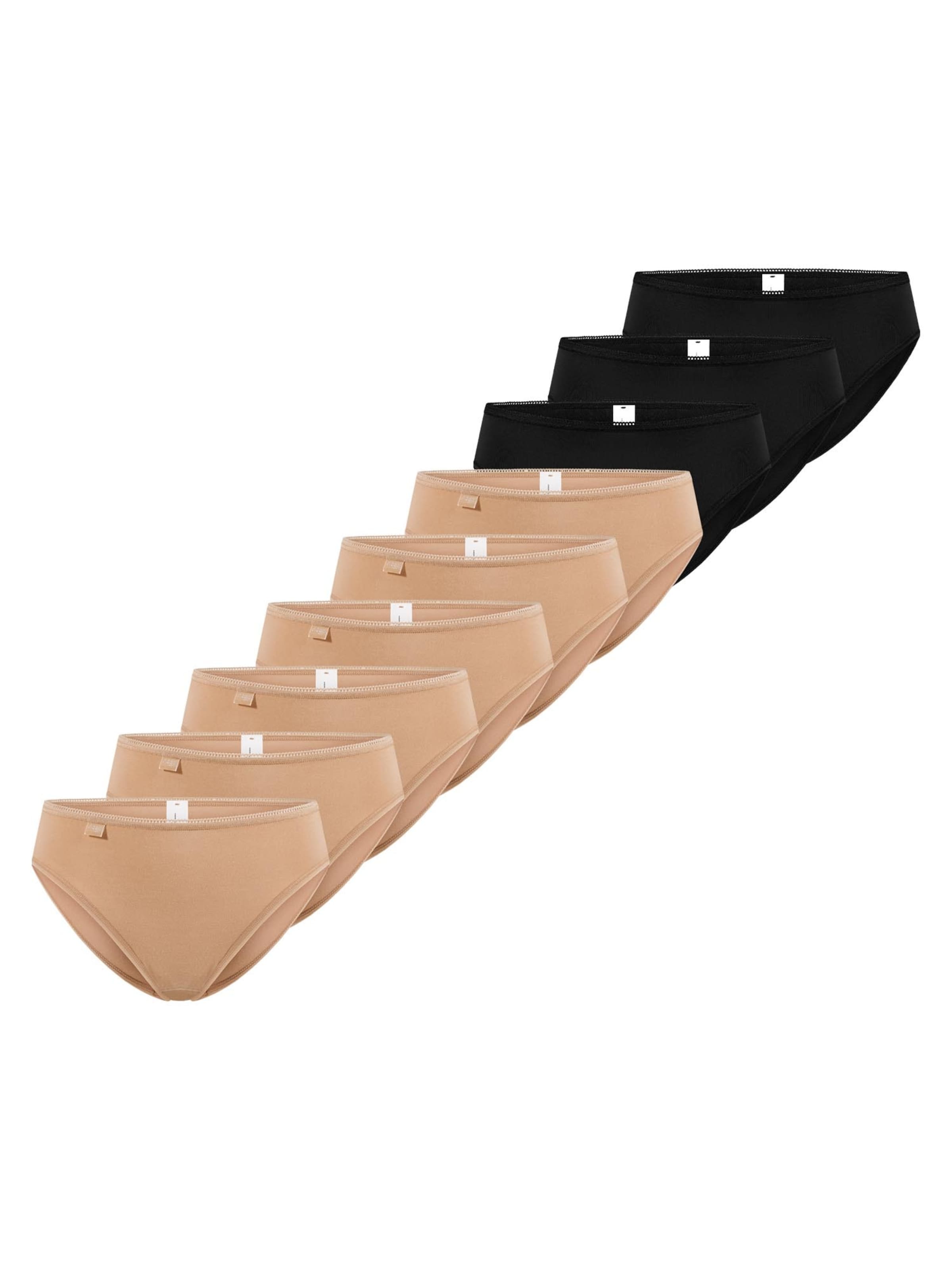 SLOGGI Slip '24/7 Cotton' in Brown: front