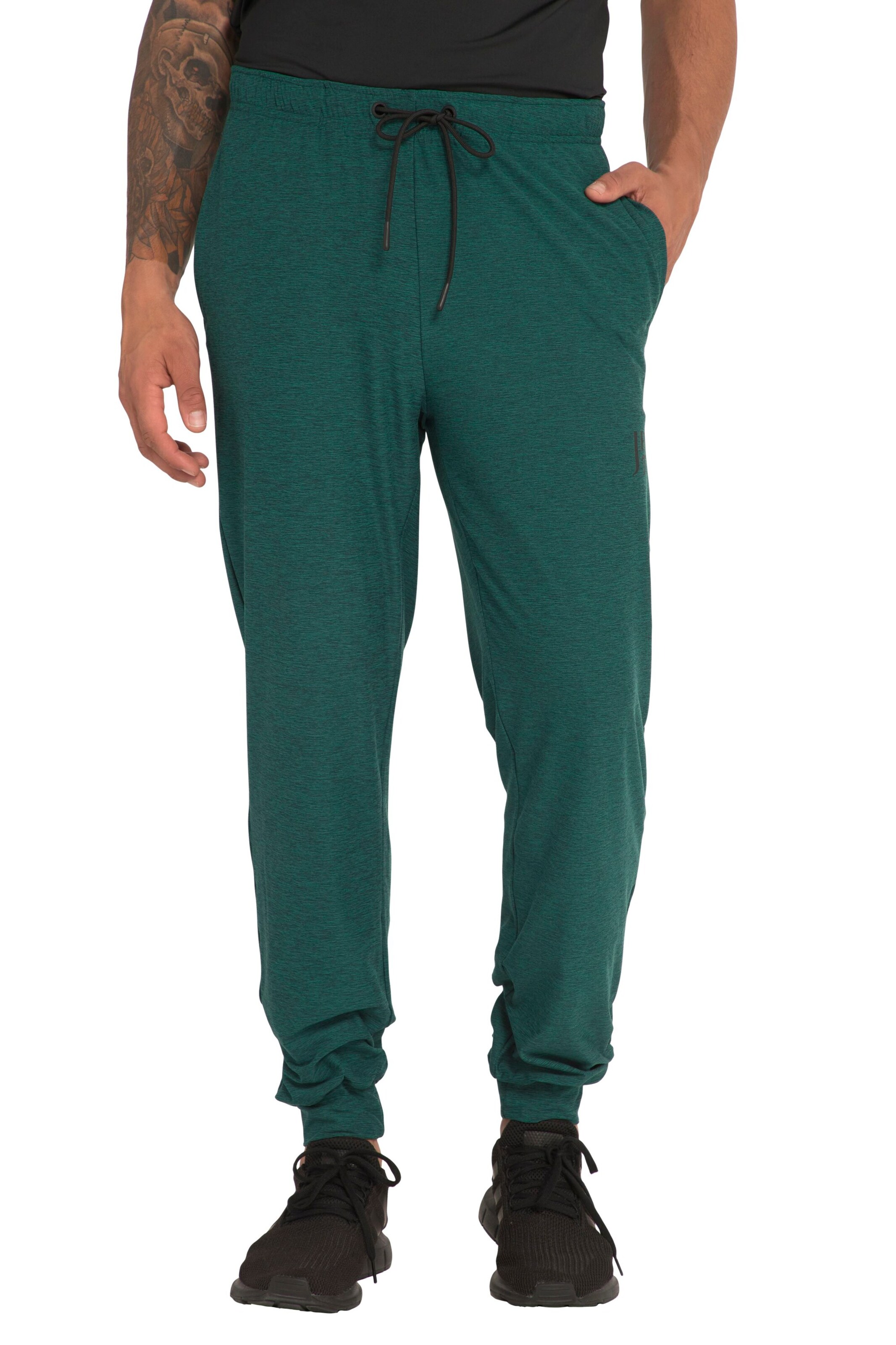 JAY-PI Loosefit Sportbroek in Groen: voorkant