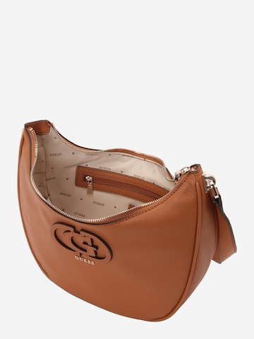 GUESS Schultertasche 'CALEBRA HOBO SHOULDER BAG' in Cognac ABOUT YOU