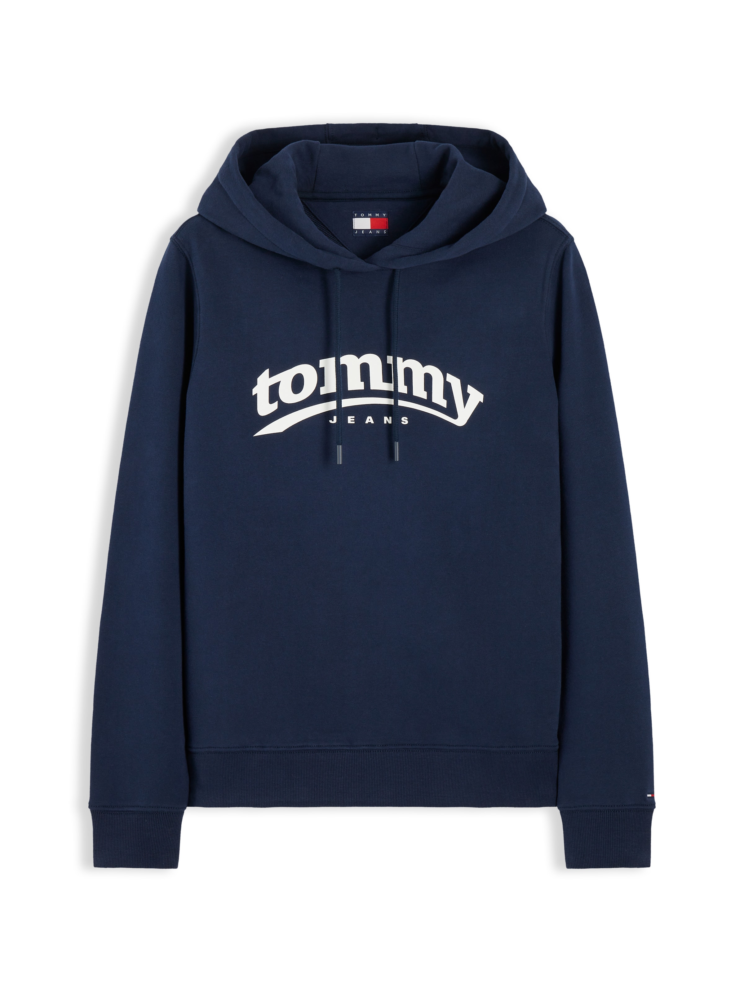 Tommy Jeans Sweatshirt 'ESS' in XXS in navy / weiß, Produktansicht