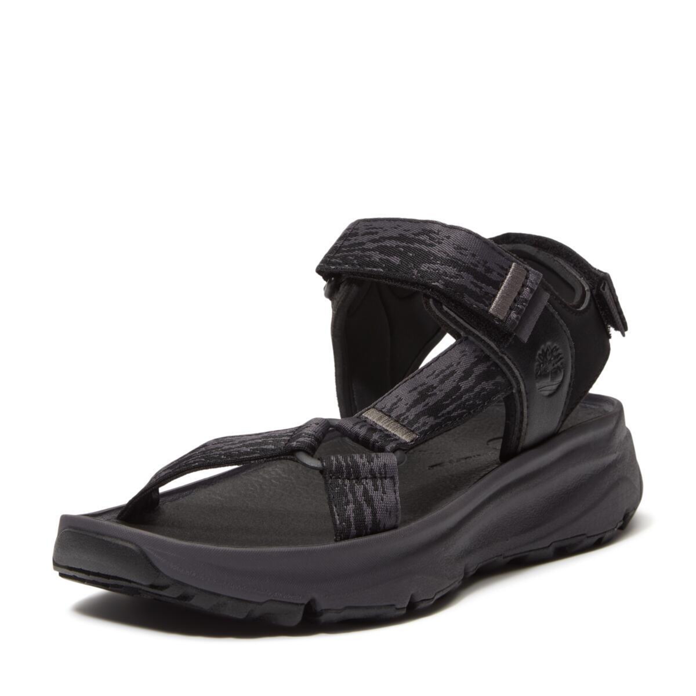 TIMBERLAND Strap Sandals in Black: front