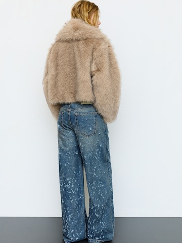 Pull&Bear Mantel in Grau