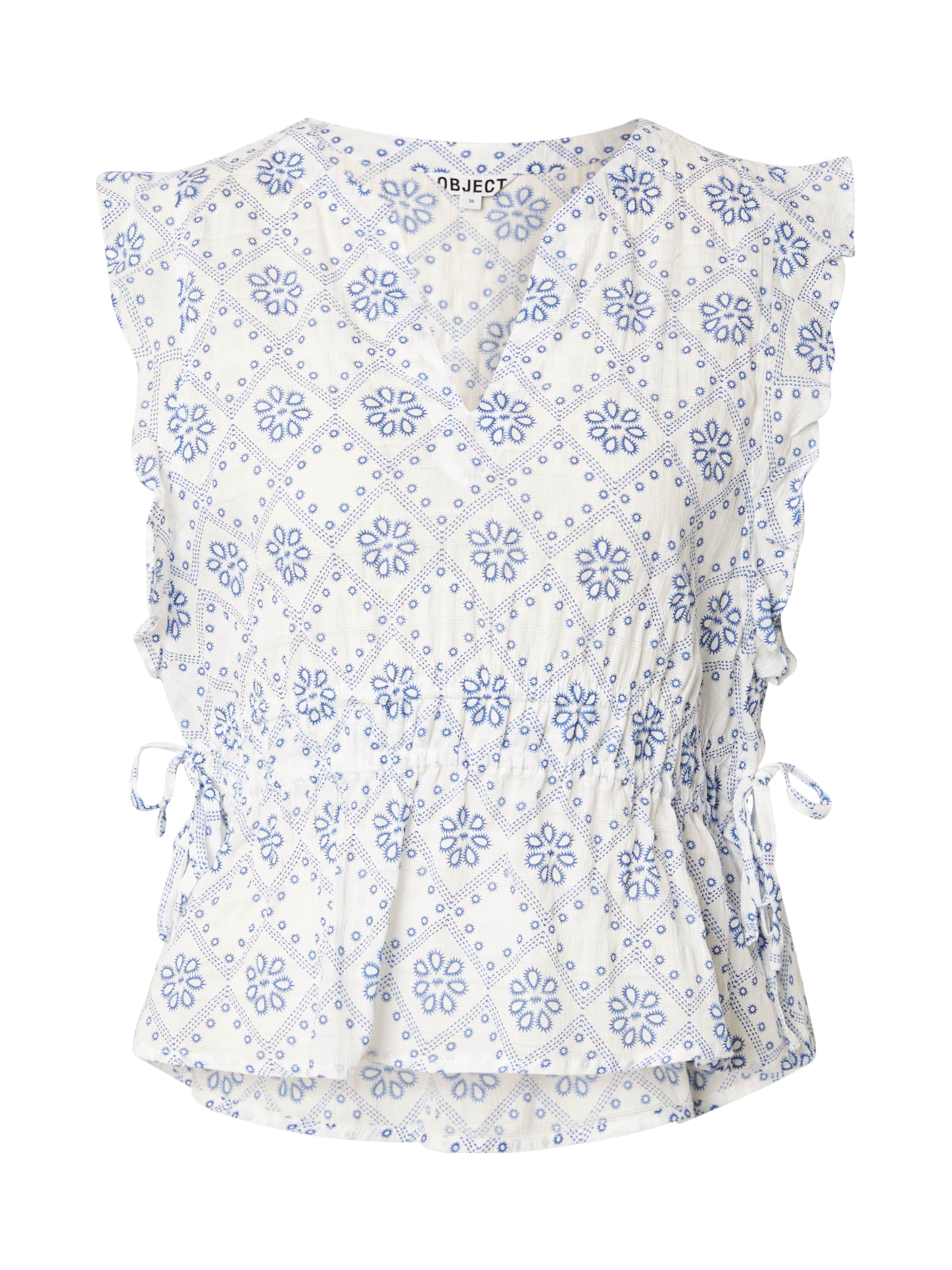 Camicia da donna 'OBJMarlon' di OBJECT in bianco: frontale