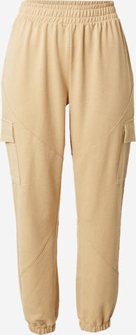 Effilé Pantalon 'ONLCLARA' ONLY en beige : devant