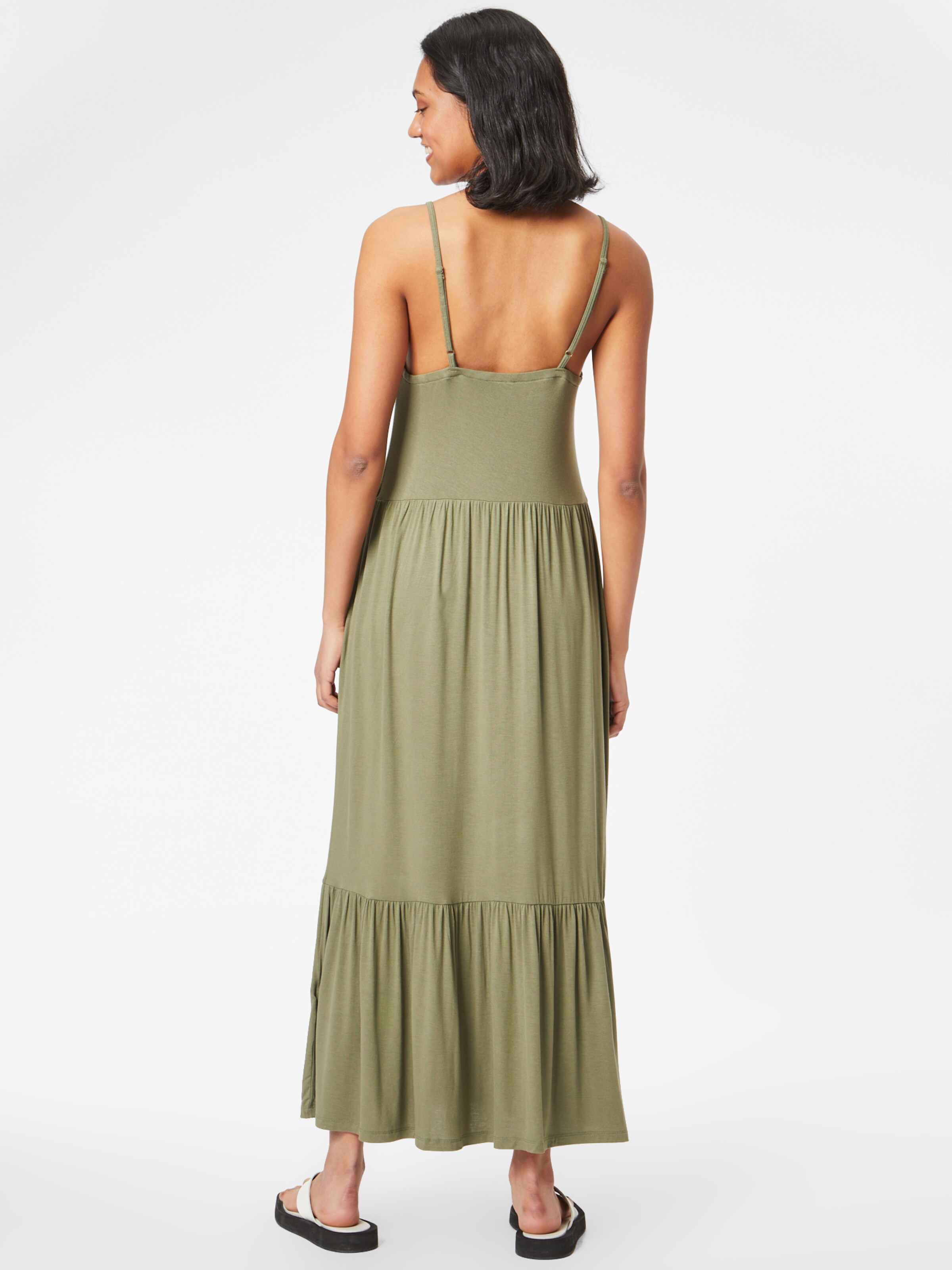 Frauen Kleider PIECES Kleid 'Osine' in Oliv - MV28571 Frauen Kleider PIECES Kleid 'Osine' in Oliv - MV28571