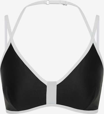 Horizon AthleticBalkonet Sportski bikini gornji dio 'Coral Sea Bikini Top Luna' - crna boja: prednji dio