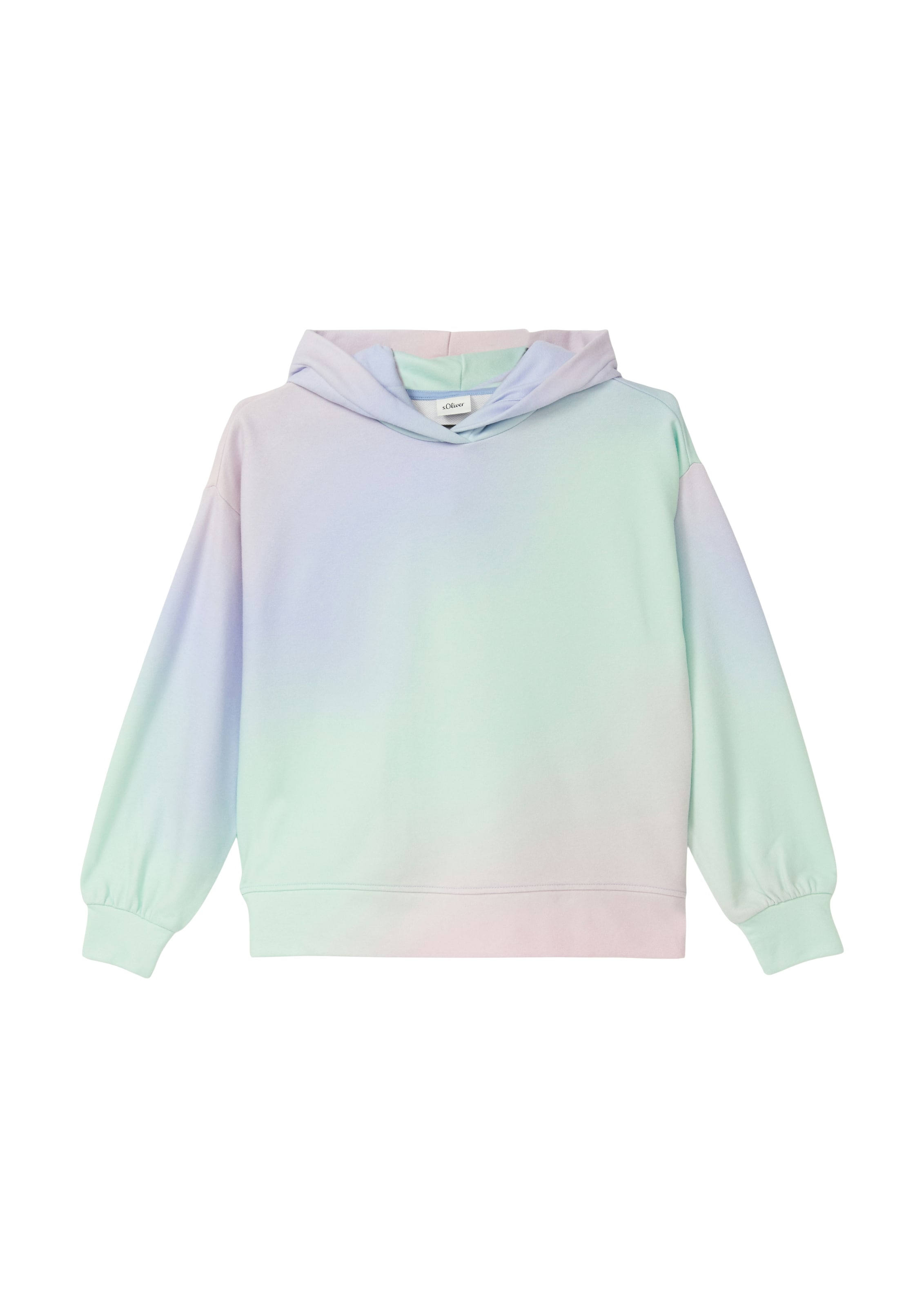 s.Oliver Sweatshirt in Groen: voorkant