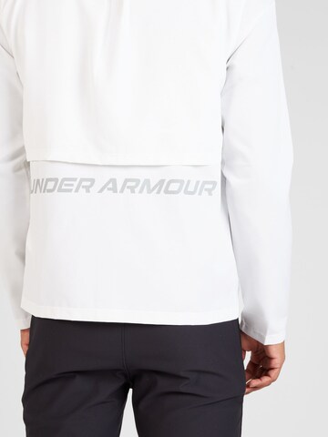 UNDER ARMOUR Athletic Jacket in White
