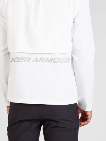 Veste de sport UNDER ARMOUR en blanc