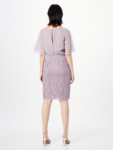 Robe de cocktail SWING en violet