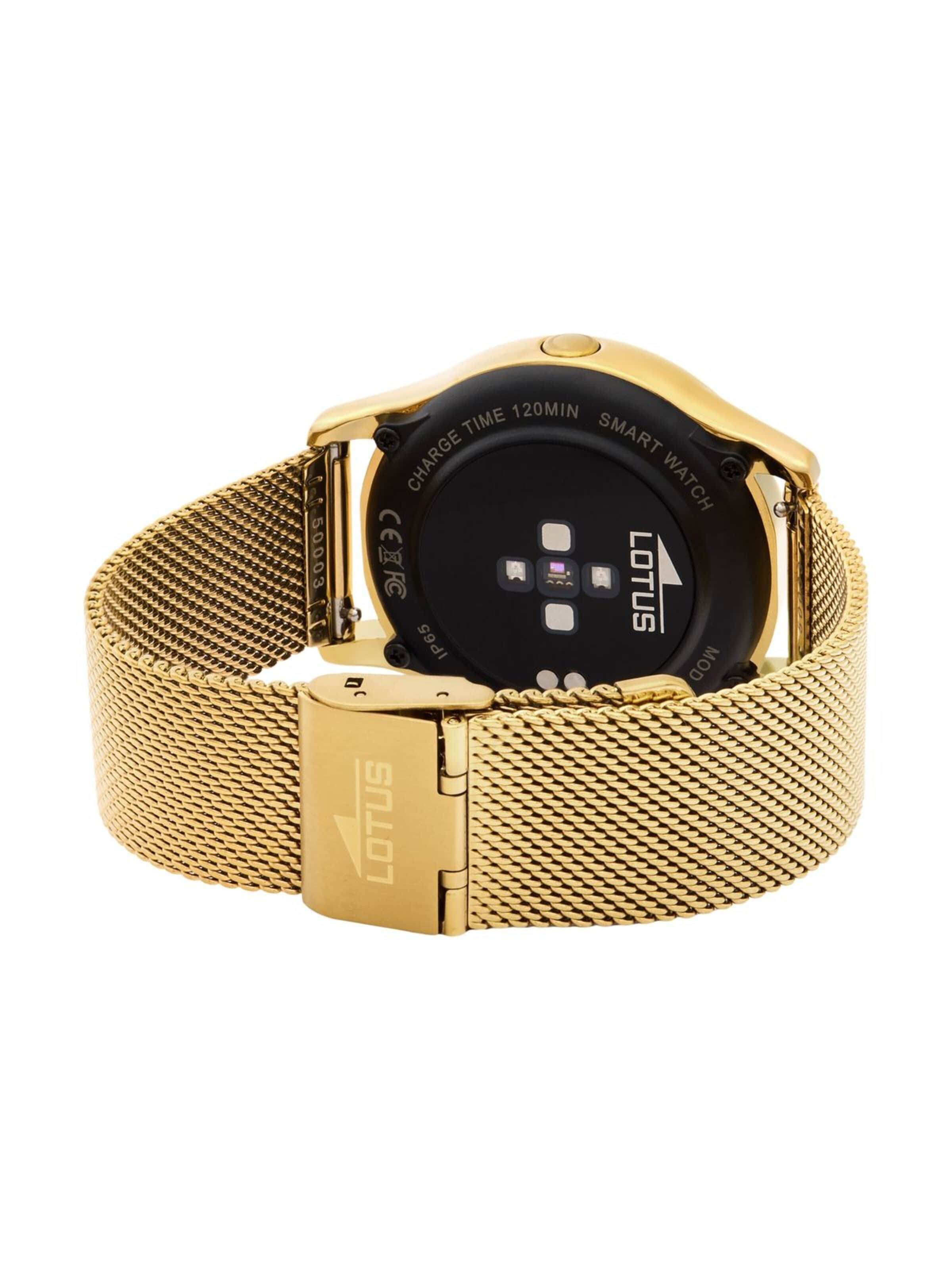 Lotus Digitaluhr‌ in Gold