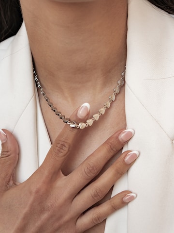 Hey Happiness Kette 'Heart Links'‌‌‌‌‌‌‌‌‌ in Silber