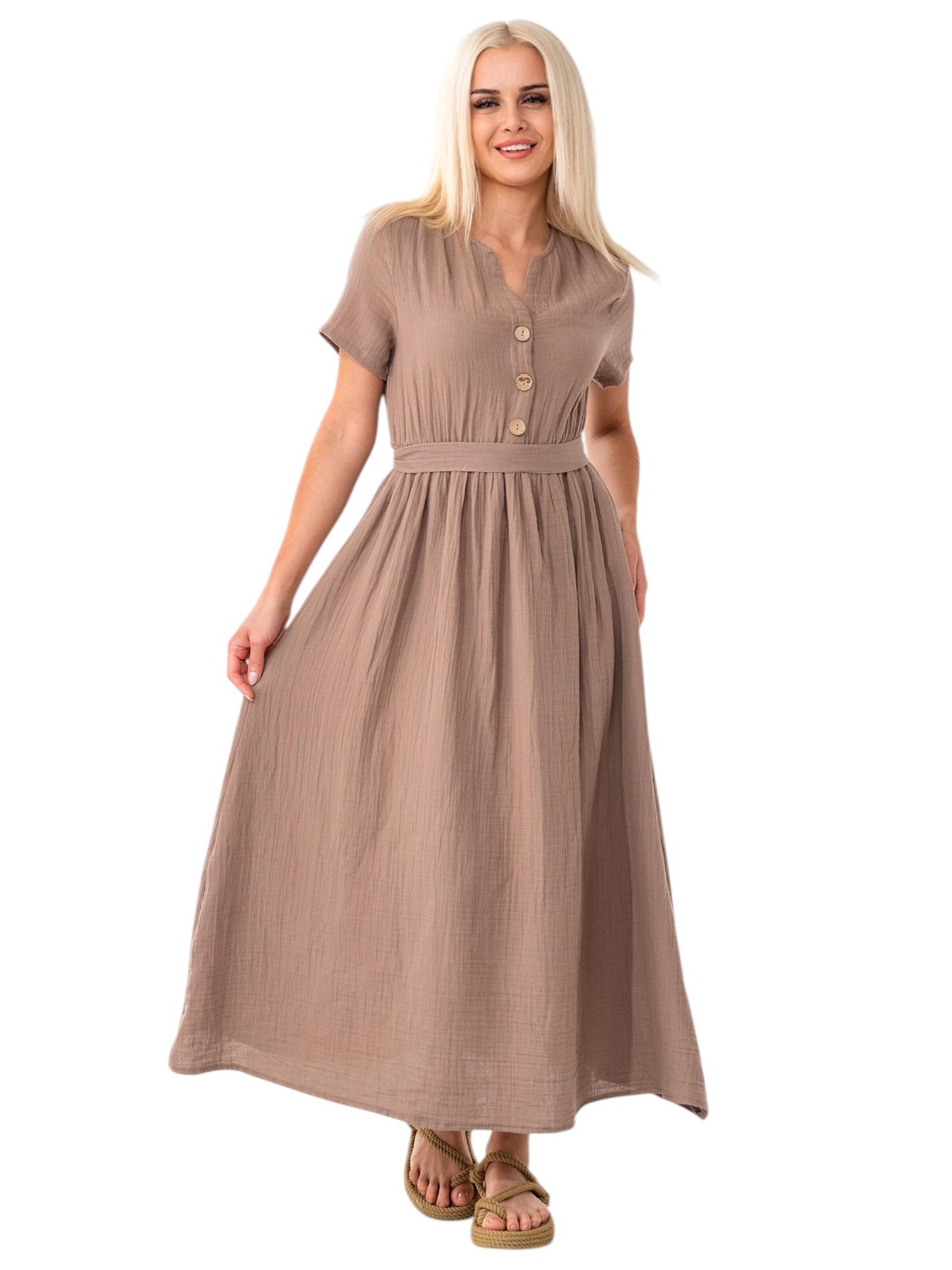 Robe d’été 'MIRA' WENOR en beige