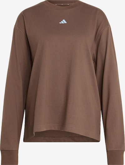 ADIDAS SPORTSWEAR Toiminnallinen paita '3 Stripes Studio' koossa XS värissä vaaleansininen / ruskea, Tuotenäkymä