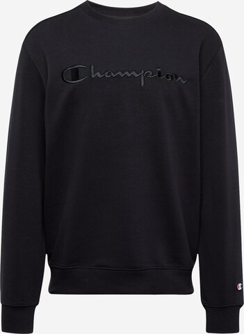 Champion Authentic Athletic Apparel Sweatshirt in Zwart: voorkant