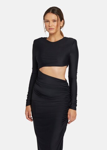 Robe Nicowa en noir : devant