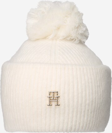 TOMMY HILFIGER Beanie in White: front