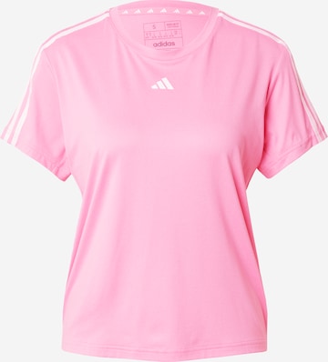 ADIDAS PERFORMANCE - Camisa funcionais 'Train Essentials' em rosa: frente