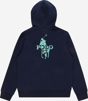 Polo Ralph Lauren Sweatjacka i blå