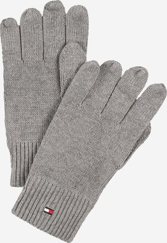 TOMMY HILFIGER - Guantes con dedos en gris: frente