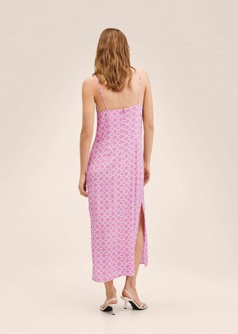 Robe 'Beady' MANGO en rose