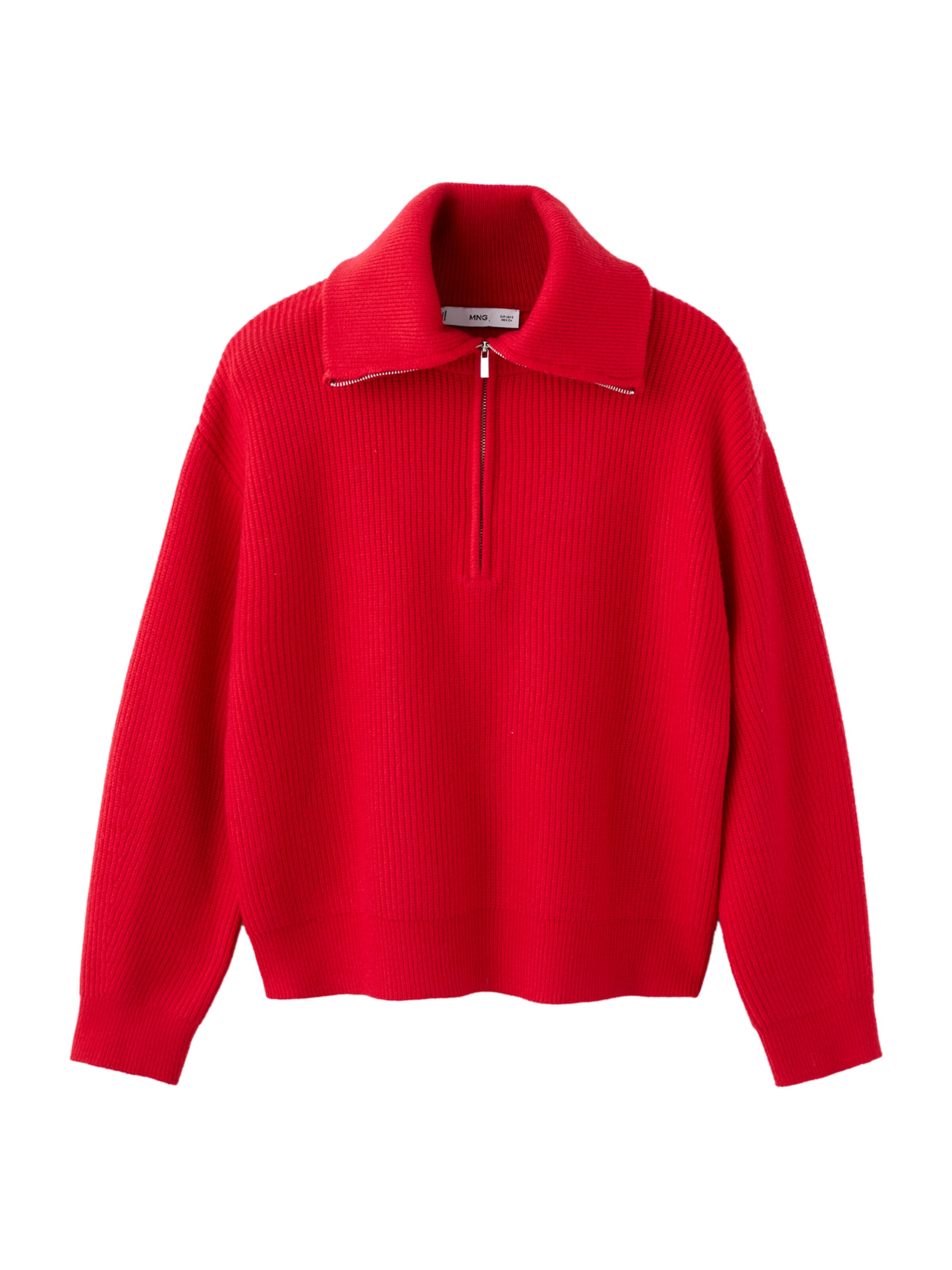 MANGO Tröja 'RIZON' i röd: framsida