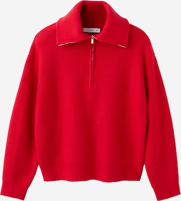 MANGO Tröja 'RIZON' i röd: framsida