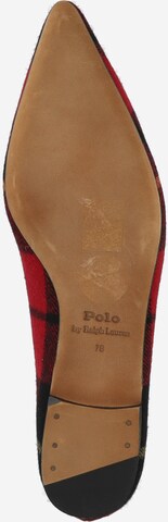 Polo Ralph Lauren Pantofle 'ASTYN' w kolorze czerwony