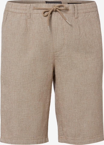 Finshley & Harding Hose ' Riley ' in Braun: Vorderseite