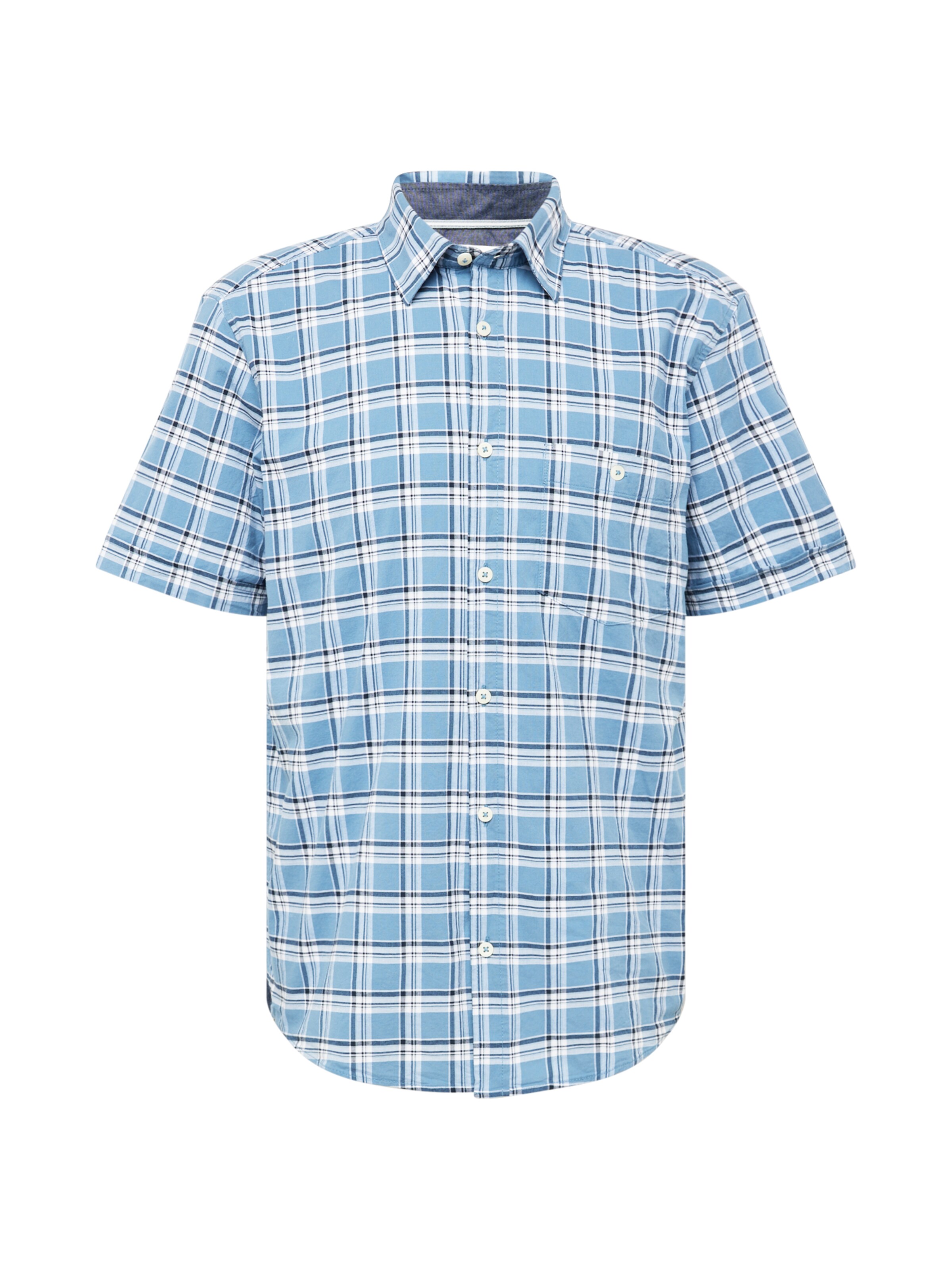 s.Oliver Overhemd in Blauw: voorkant