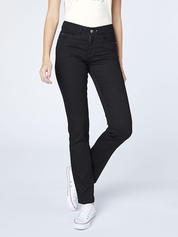 Oklahoma Jeans Slim fit Jeans in Black: front