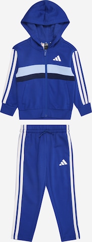mėlyna ADIDAS SPORTSWEAR Treniruočių kostiumas 'Essentials Tiberio': priekis