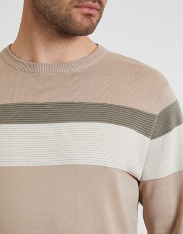 Threadbare Pullover 'Lese' in Beige