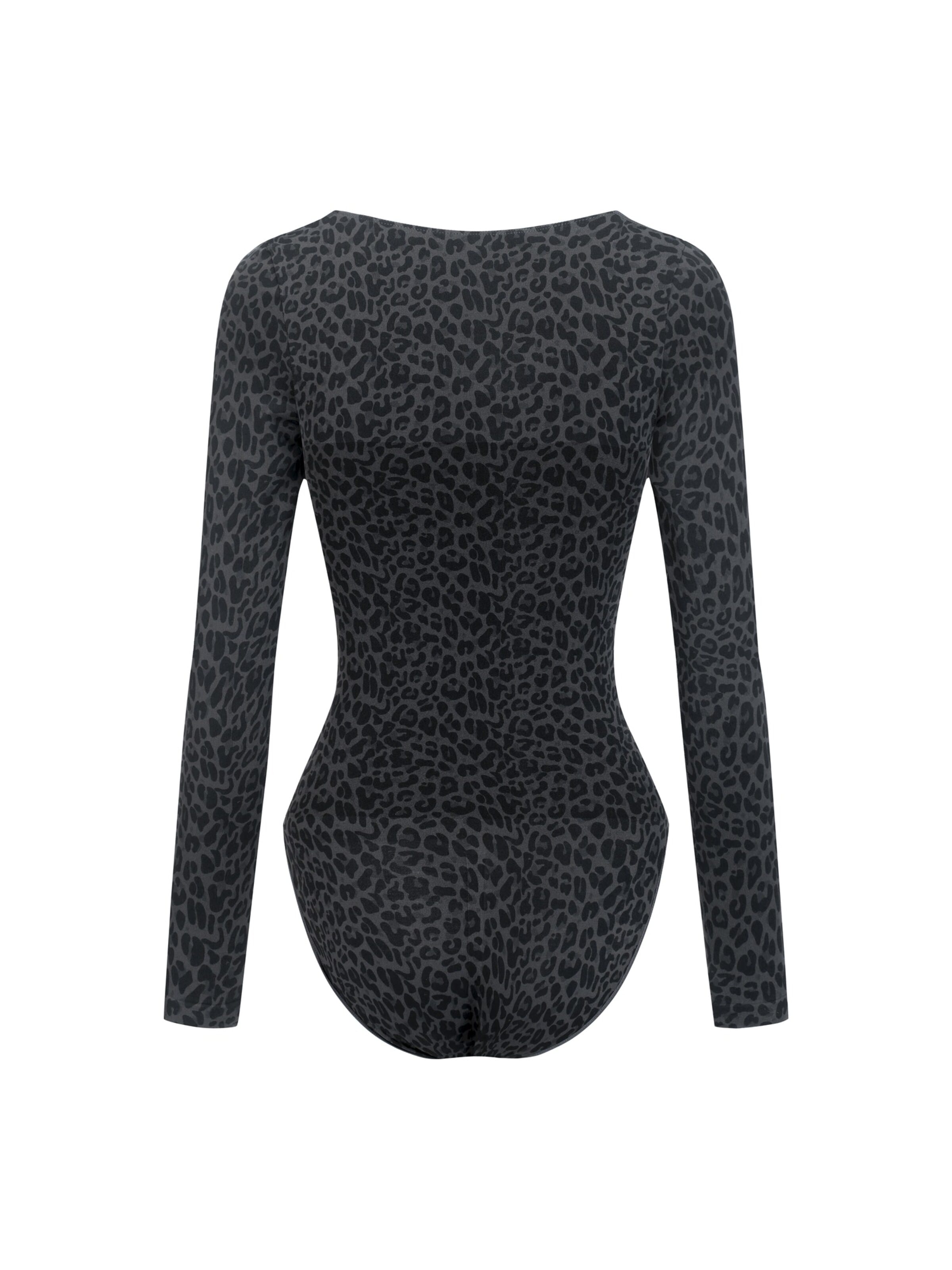 Body modelant 'Bodysuit Sculpting Shapewear Longsleeve mit Slip' cfab en noir