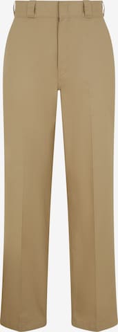 DICKIES Regular Pleated Pants '874' in Beige: front