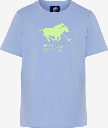 Polo Sylt Shirt in Blue: front