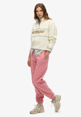 Effilé Pantalon Superdry en rose