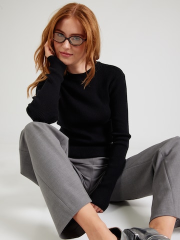PIECES Sweater in Black: front