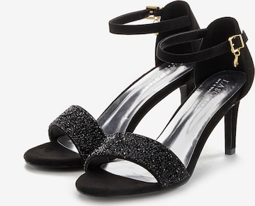 LASCANA Strap Sandals in Black