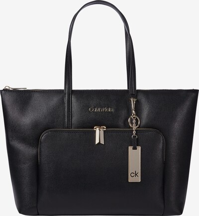 Calvin Klein Shopper 'SAFFIANO' in de kleur Goud / Zwart, Productweergave
