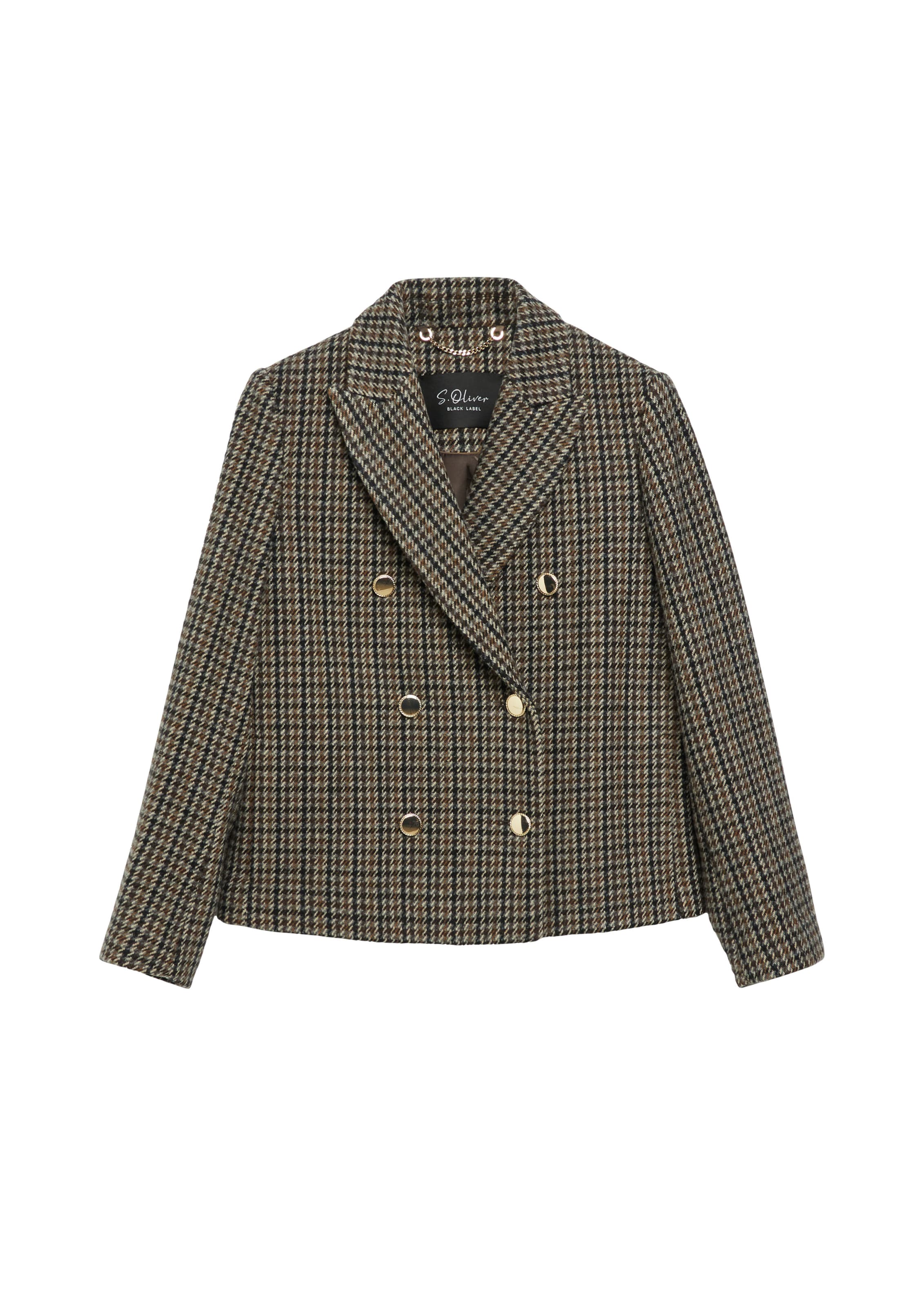 s.Oliver Blazer in 38 in Brown / Olive / Black, Item view